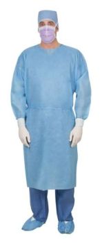 Blouse isolation SMS bleu XL emb: 100/crt