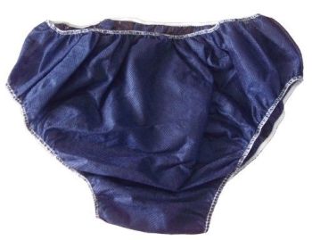 Sous-vêtement, patient,Bleu, Taille L emb:50/bte