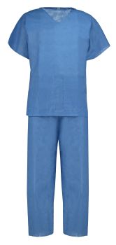 PYJAMA DE BLOC, ENSEMBLE , SMS, BLEU, M emb:25/crt
